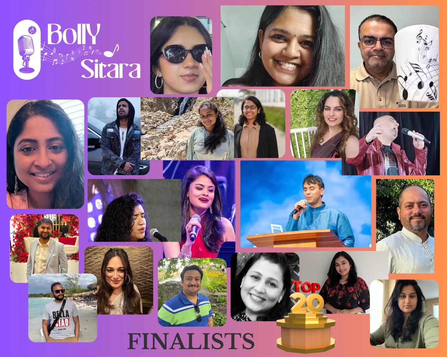 Bollysitara Top 20 Finalists